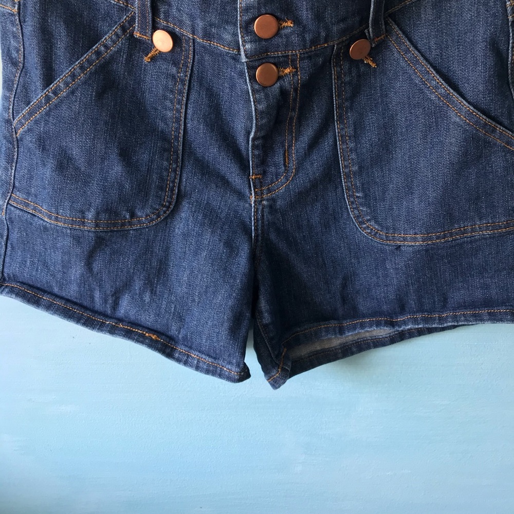 Angry Rabbit Denim Shorts - Picture 4 of 6